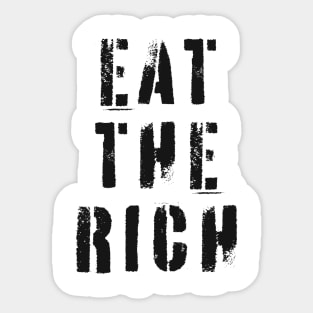 Eat The Rich Sticker